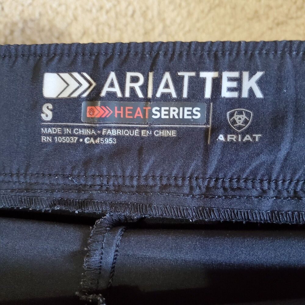 Ariat Womens Sz Small Mesa Heat Series Shorts BLACK Missing Drawstring - Picture 4 of 7